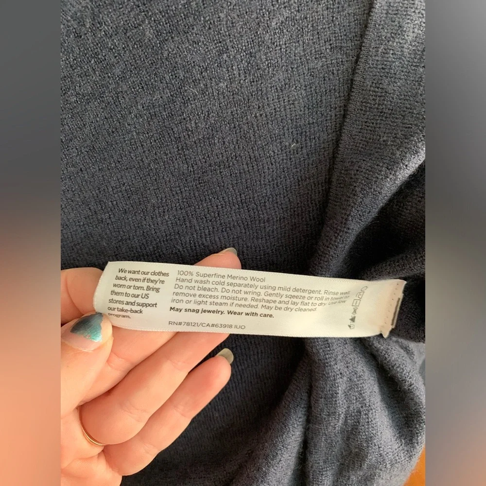 Eileen Fisher 100% superfine merino wool scoop neck sweater M EUC - Picture 7 of 12